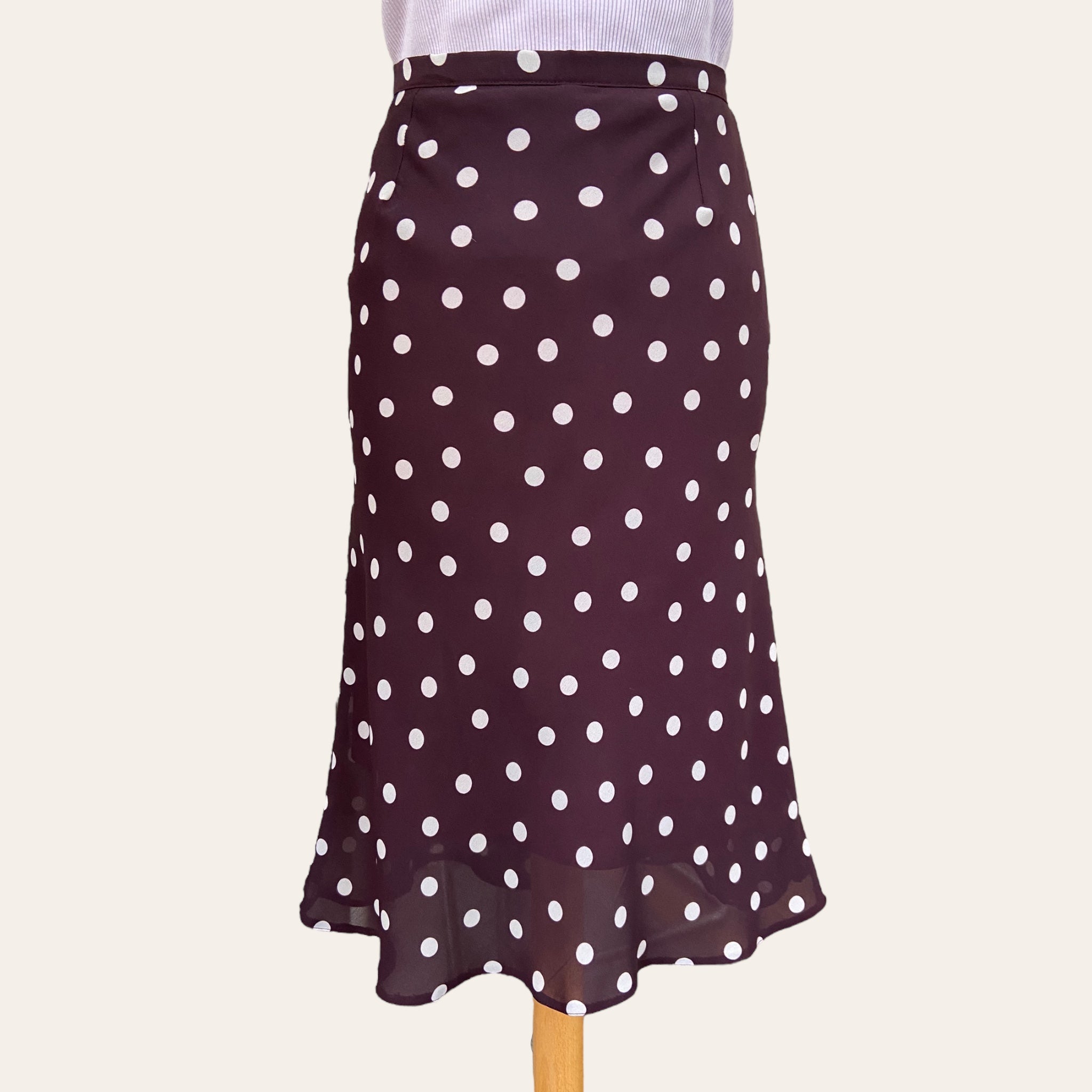 Jupe midi shop a pois