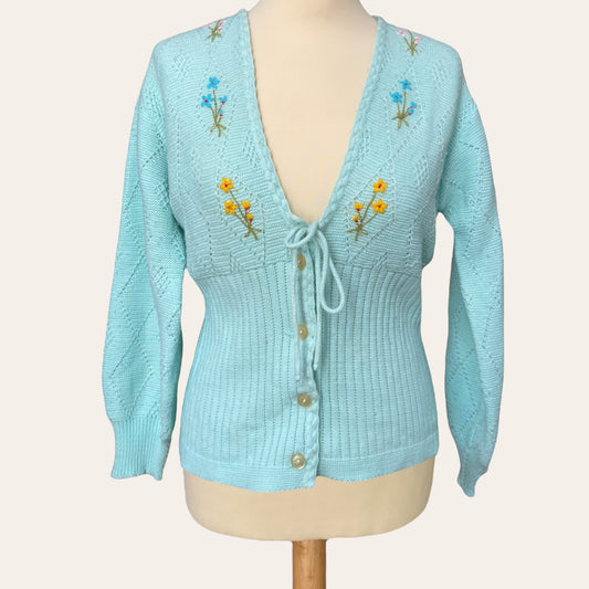 Cardigan à broderies