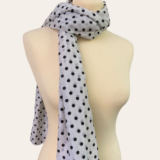 Polka dot scarf