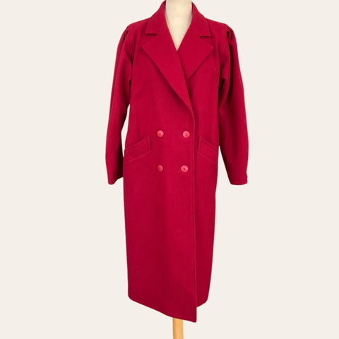 Belted wool coat