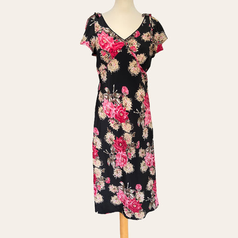 Robe midi imprimé floral