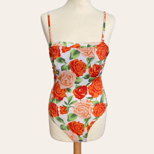 Maillot de bain à roses