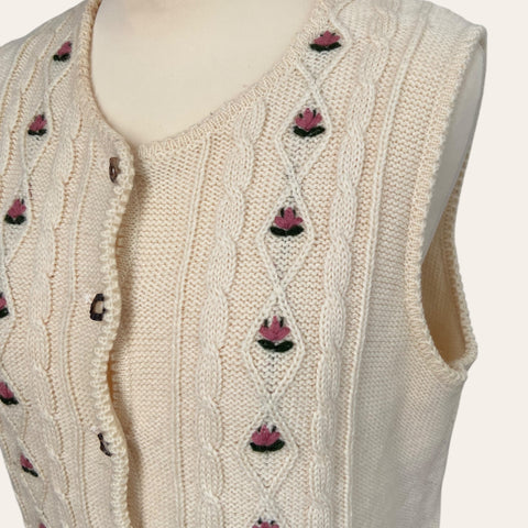 Cardigan autrichien sans manche