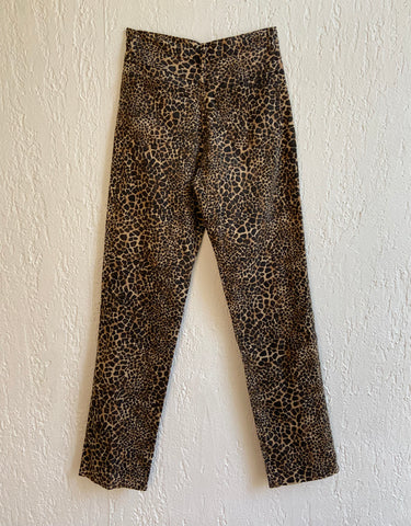 Pantalon imprimé léopard