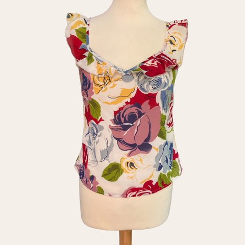 Top imprimé floral