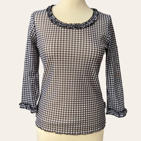 Blouse imprimé vichy