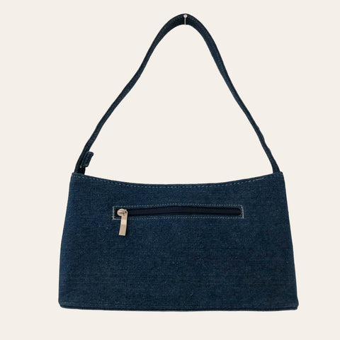 Sac baguette en jean