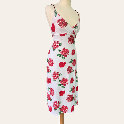 Robe dos nu imprimé floral