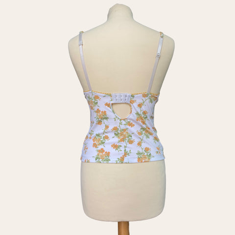 Bustier imprimé floral