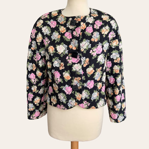 Veste matelassée imprimé floral