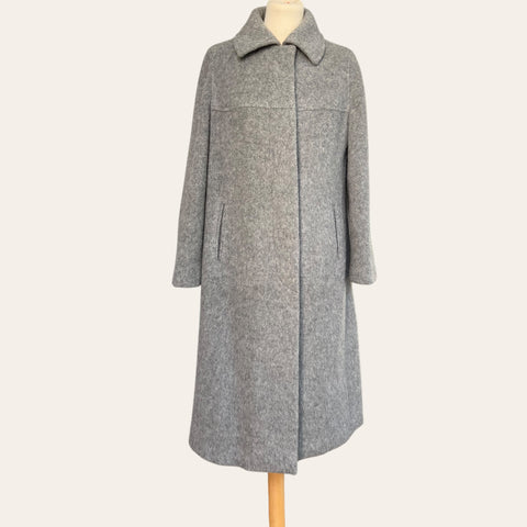 Manteau gris en laine