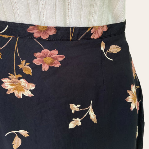 Jupe midi imprimé floral