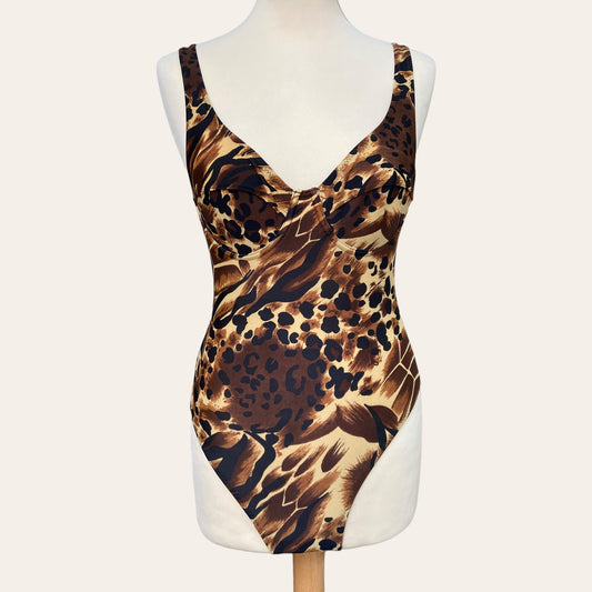 Leopard print swimsuit