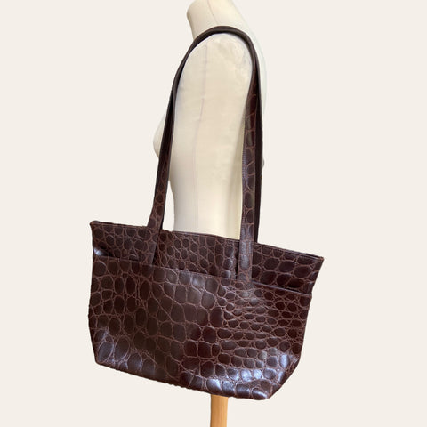 Sac cabas croco