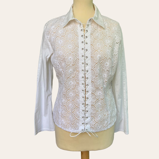 Lacing blouse