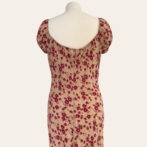 Robe midi imprimé floral