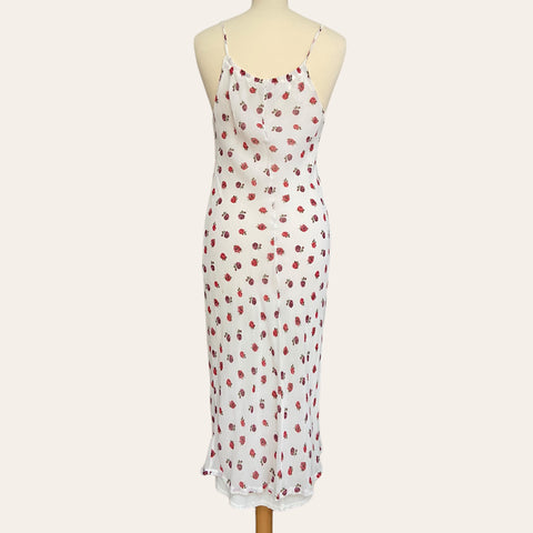 Robe mi-longue imprimé floral