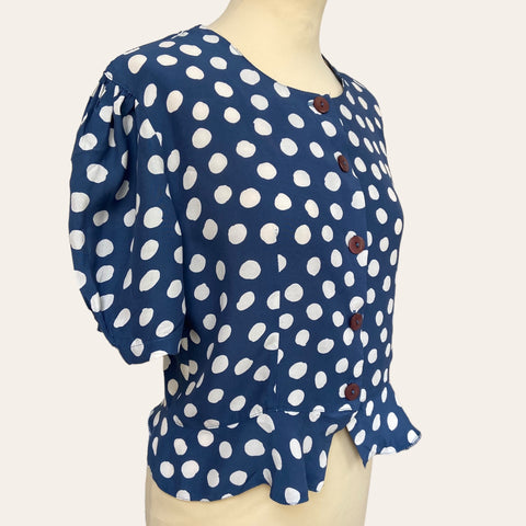 Blouse à pois