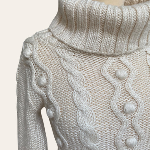 Mohair turtleneck sweater