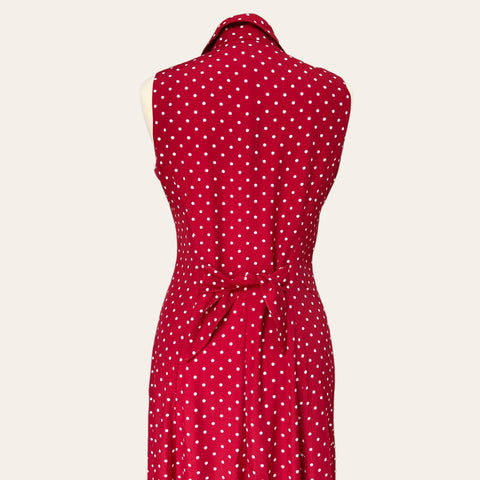 Robe chemise imprimé pois