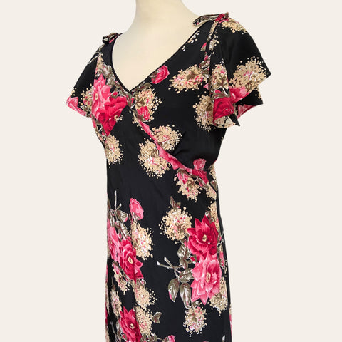 Robe midi imprimé floral