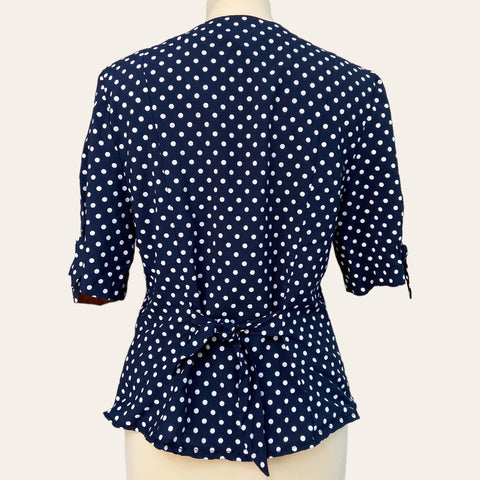 Polka dot blouse
