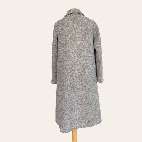 Manteau gris en laine