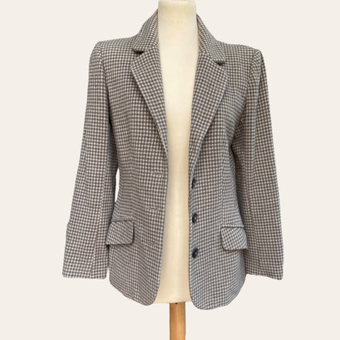 Blazer à carreaux