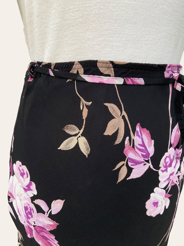 Jupe midi imprimé floral