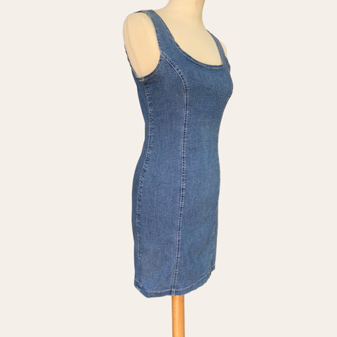 Robe mini en jean