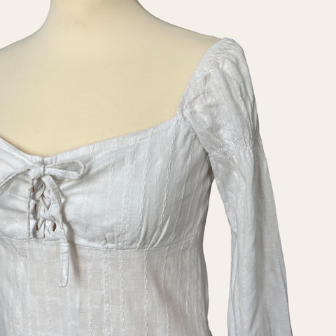 Blouse à laçage