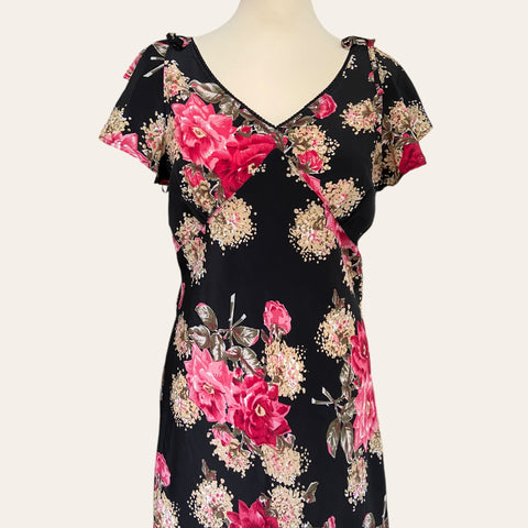 Robe midi imprimé floral