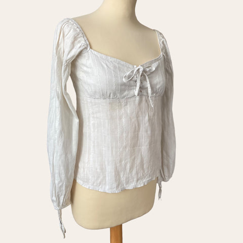 Blouse à laçage