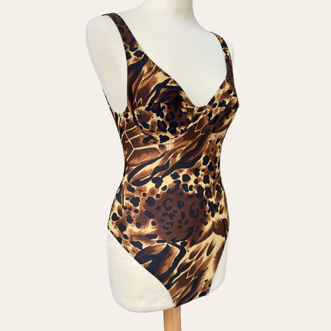 Leopard print swimsuit