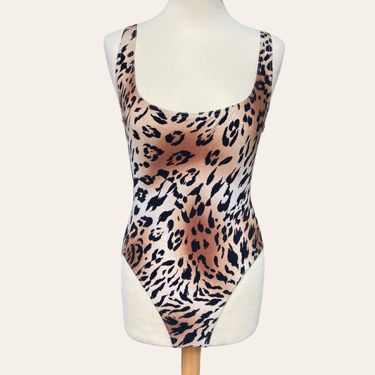 Leopard print swimsuit