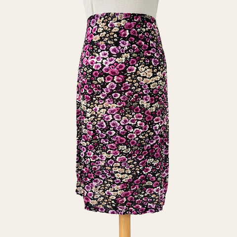 Jupe midi imprimé floral