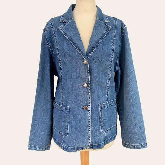 Denim blazer