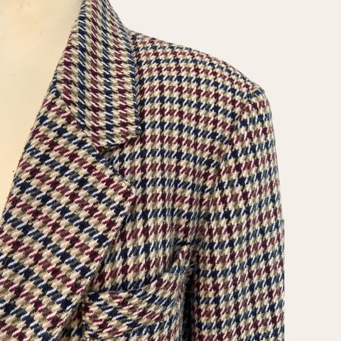 Blazer à carreaux