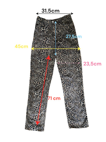 Pantalon imprimé léopard