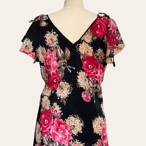 Robe midi imprimé floral