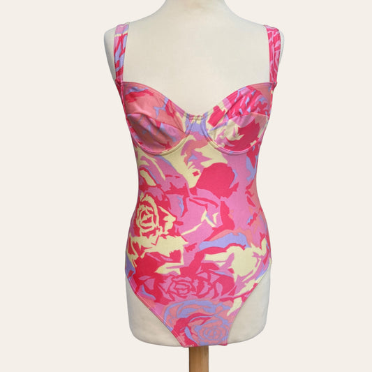 Floral print swimsuit