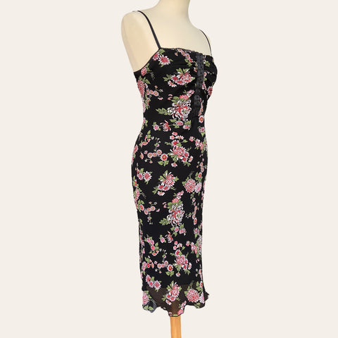 Robe midi imprimé floral