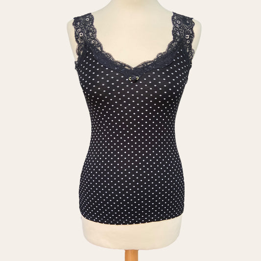 Polka dot tank top