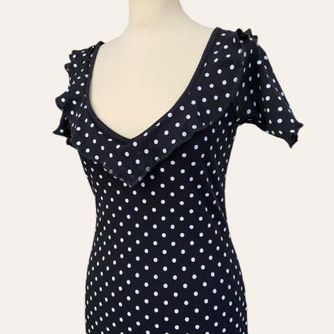 Polka dot midi dress