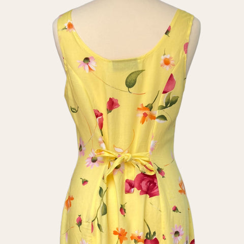 Robe boutonnée imprimé floral