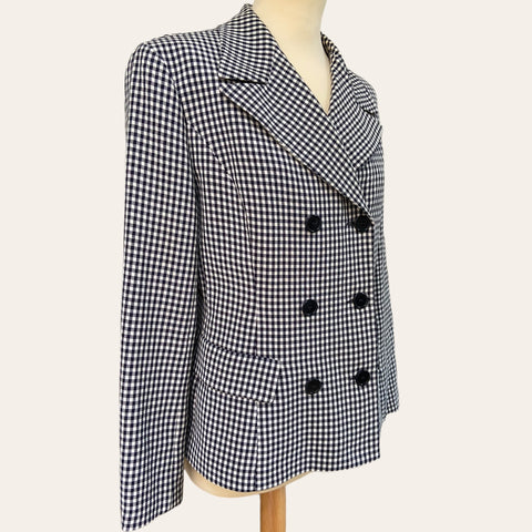 Blazer imprimé vichy