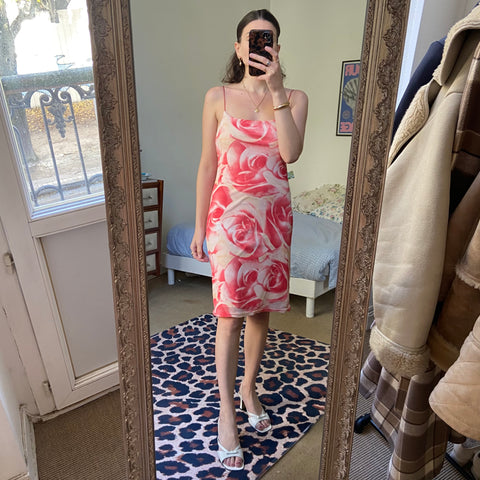 Robe midi imprimé floral