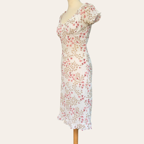 Robe midi imprimé floral