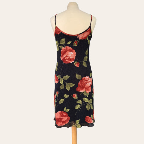 Floral print mini dress