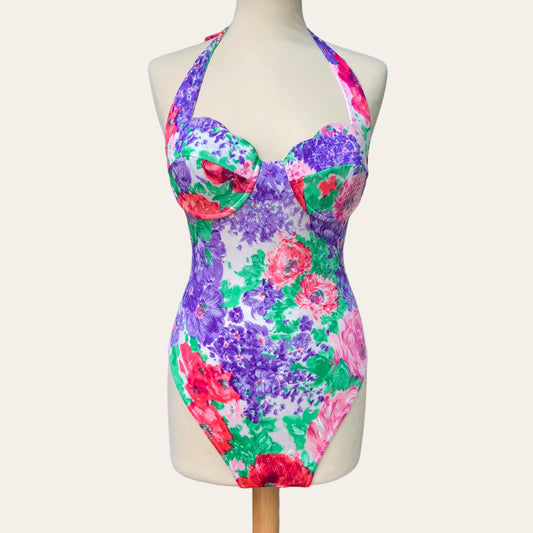 Floral print swimsuit